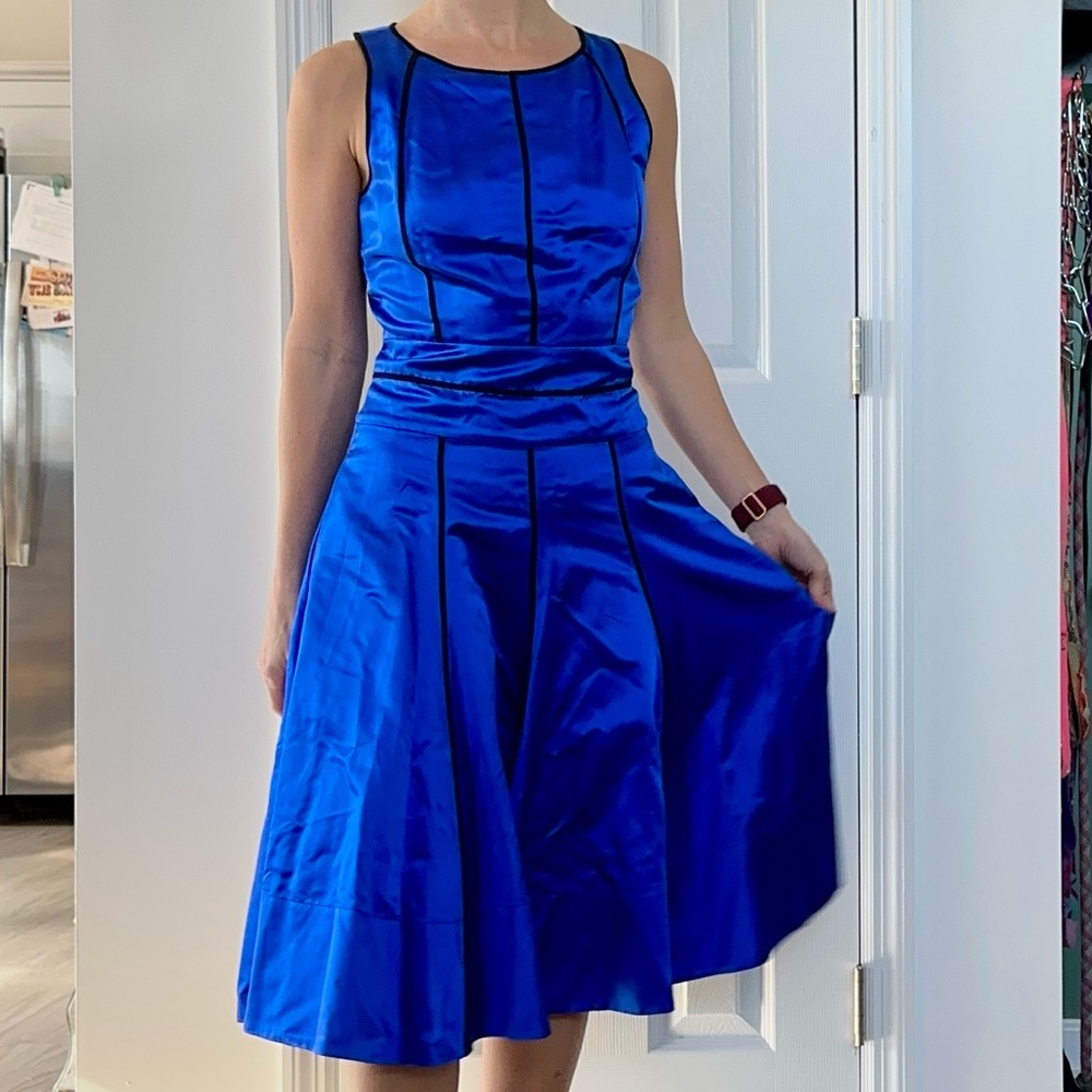 Jason Wu electric blue midi dress